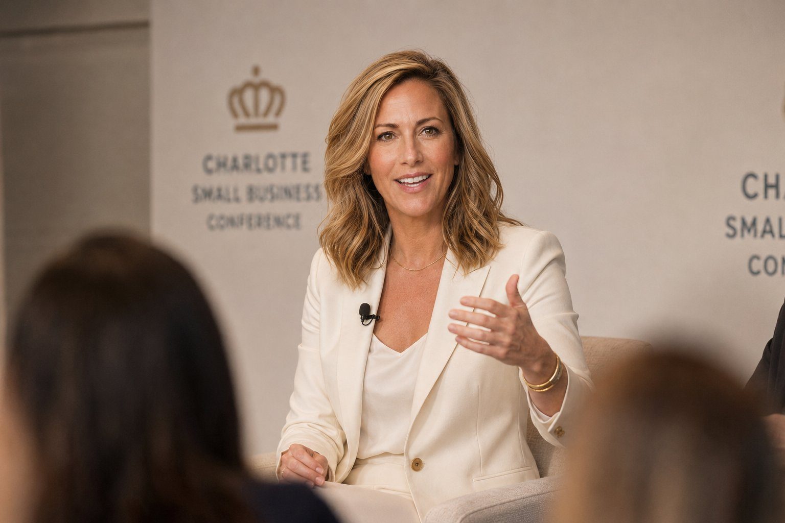 Whitney Lamphere of Lamphere Brand Studio speaking in Charlotte