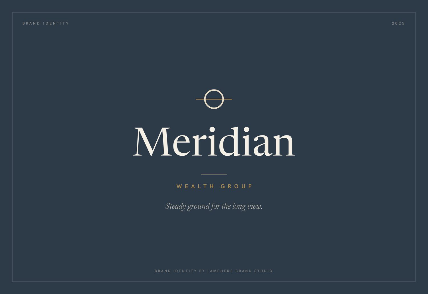 Meridian Wealth Group brand identity by Lamphere Brand Studio