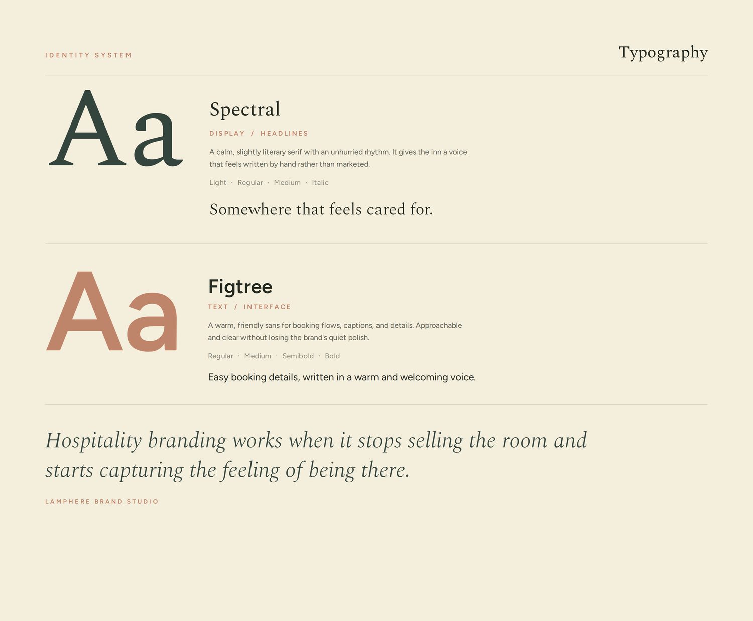 Juniper House Typography